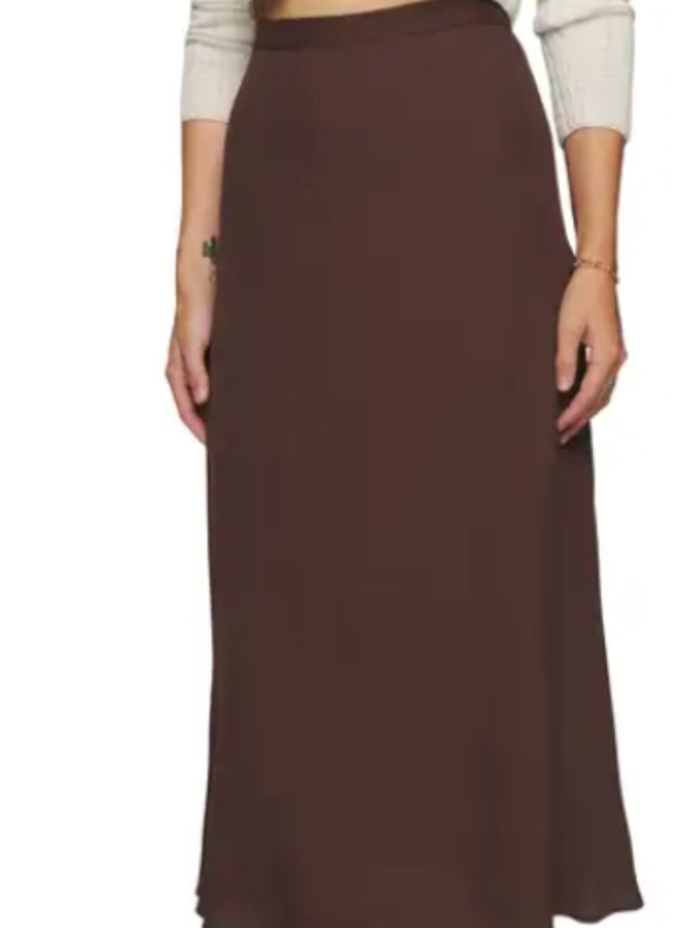 Worn once Reformation Bea Skirt in Brown size 4